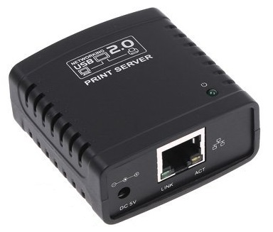 1孔 USB 2.0 10/100M 網路伺服器(印表機伺服器)