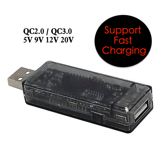 USB 2.0 電壓電流測試器 (支援QC 3.0)